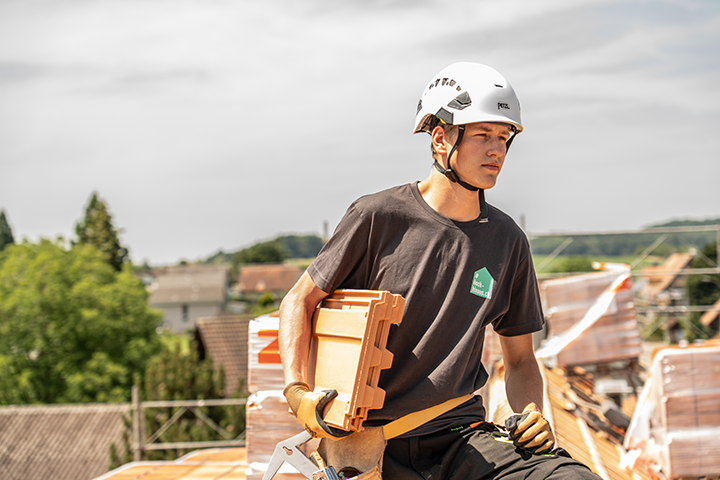 Berufsfeld Gebäudehülle Dachdecker/in