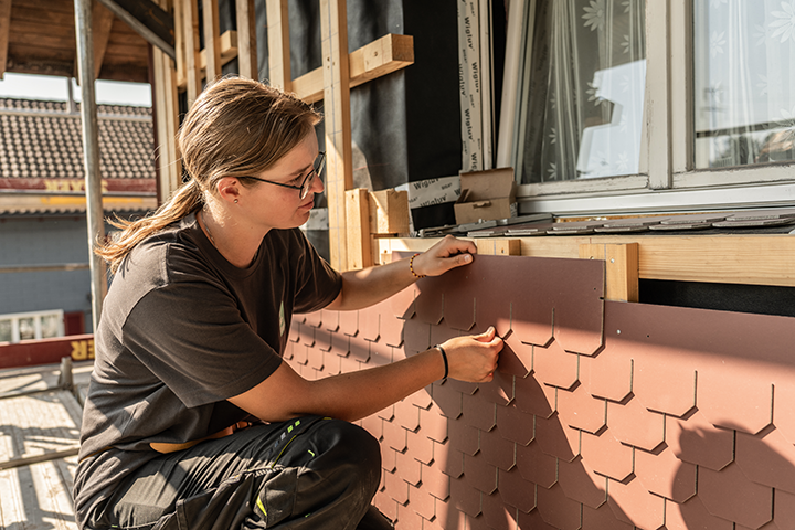 Berufsfeld Gebäudehülle Fassadenbauer/in