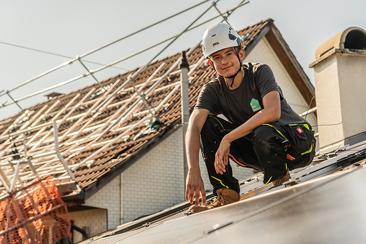 Berufsfeld Gebäudehülle Solarinstallateur/in